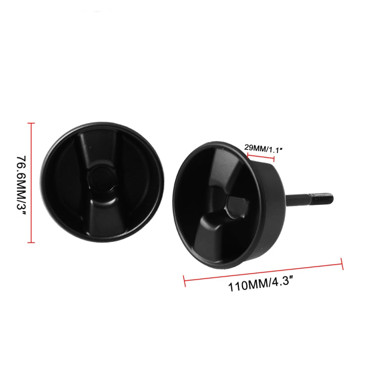 2 PCS Hardtop Top Hard Panel Mounting Knob Replacement Screws 1CJ57DX9 for Jeep Wrangler