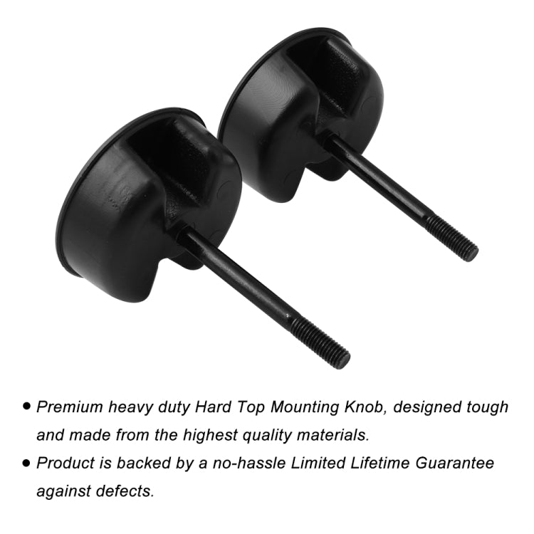 2 PCS Hardtop Top Hard Panel Mounting Knob Replacement Screws 1CJ57DX9 for Jeep Wrangler