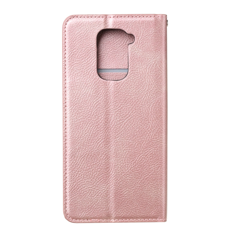 For Xiaomi Redmi Note 9 Magnetic Horizontal Flip Leather Case with Holder & Card Slots & Wallet