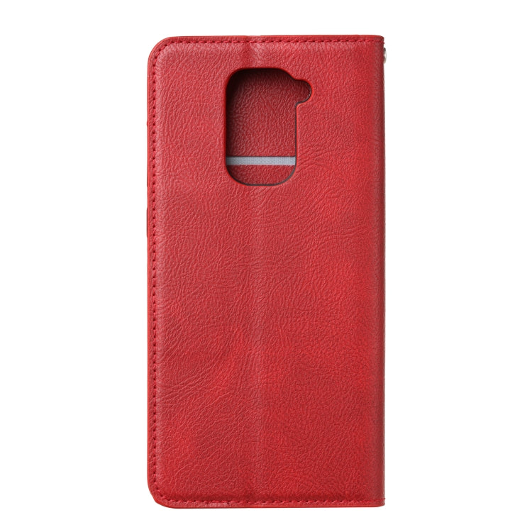 For Xiaomi Redmi Note 9 Magnetic Horizontal Flip Leather Case with Holder & Card Slots & Wallet
