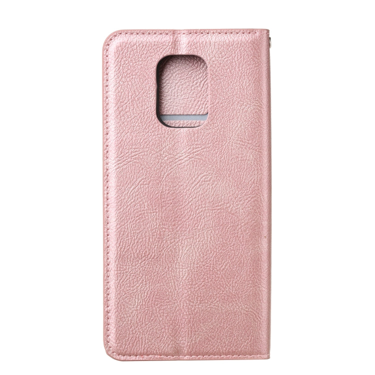 For Xiaomi Redmi Note 9 Pro Magnetic Horizontal Flip Leather Case with Holder & Card Slots & Wallet