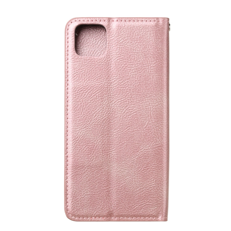 For Huawei Y5p Magnetic Horizontal Flip Leather Case with Holder & Card Slots & Wallet