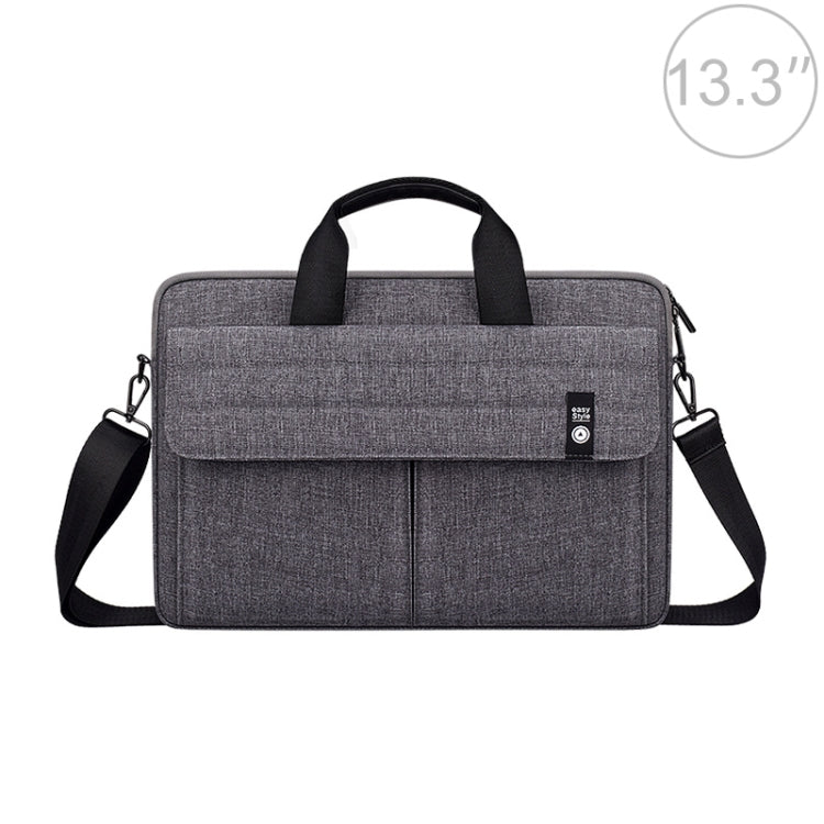 ST08 Handheld Briefcase Carrying Storage Bag with Shoulder Strap for 13.3 inch Laptop