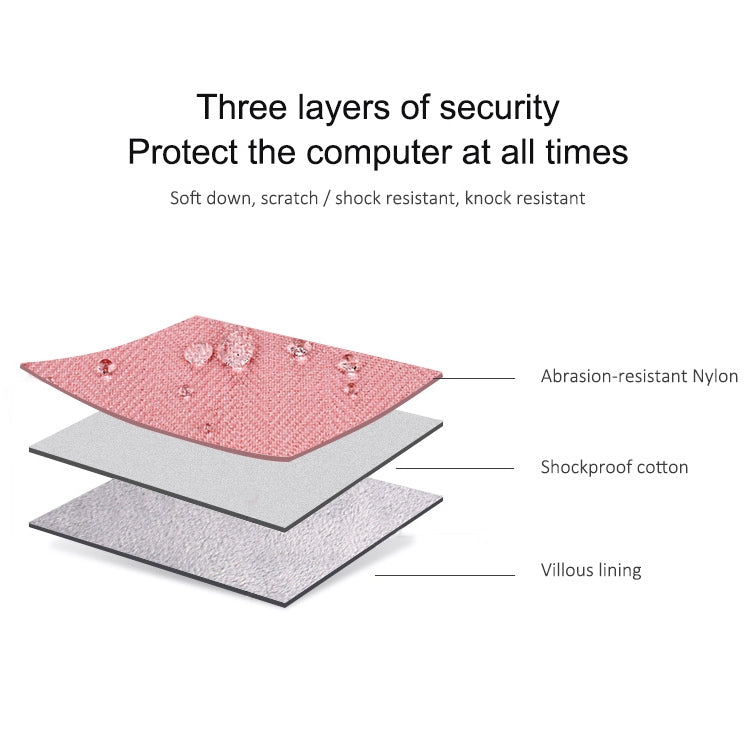 ST08 Handheld Briefcase Carrying Storage Bag with Shoulder Strap for 14.1 inch Laptop