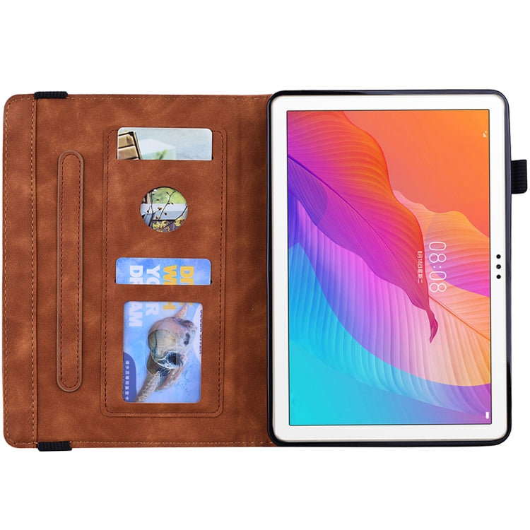 For Huawei Enjoy Tablet 2 Calf Texture Embossed Horizontal Flip Leather Case with Holder & Card Slots & Photo Frame