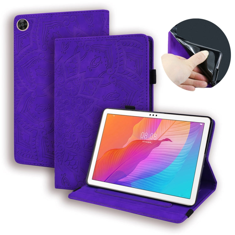 For Huawei Enjoy Tablet 2 Calf Texture Embossed Horizontal Flip Leather Case with Holder & Card Slots & Photo Frame