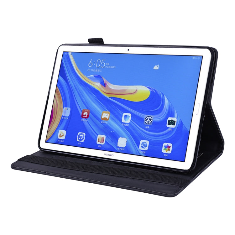 For Huawei MatePad 10.8 Calf Texture Embossed Horizontal Flip Leather Case with Holder & Card Slots & Photo Frame