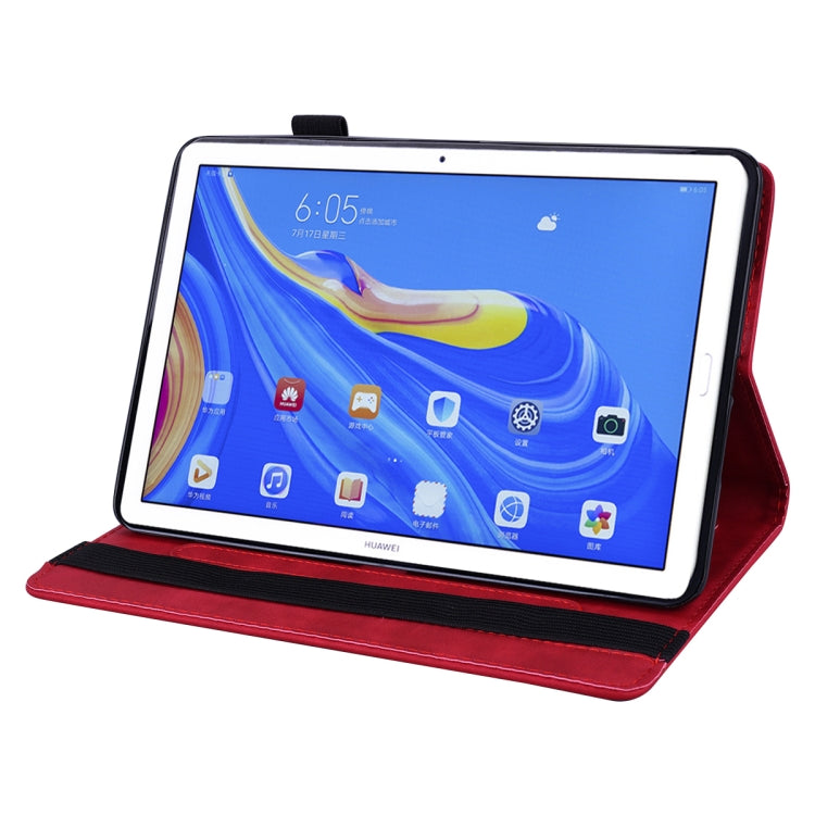 For Huawei MatePad 10.8 Calf Texture Embossed Horizontal Flip Leather Case with Holder & Card Slots & Photo Frame