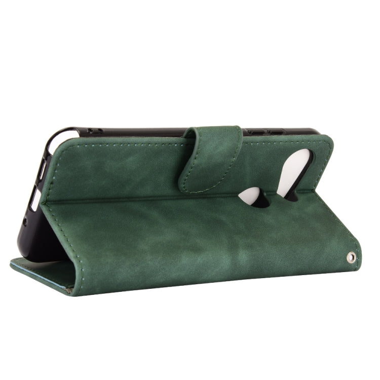 For Kyocera Gratina KYV48 Solid Color Skin Feel Magnetic Buckle Horizontal Flip Calf Texture PU Leather Case with Holder & Card Slots & Wallet