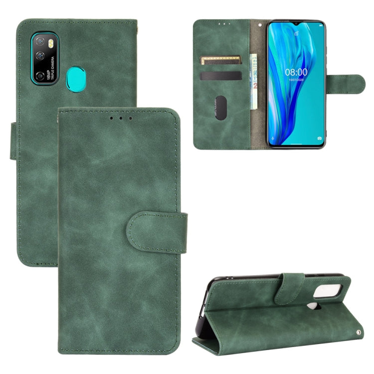 For Ulefone Note 9P Solid Color Skin Feel Magnetic Buckle Horizontal Flip Calf Texture PU Leather Case with Holder & Card Slots & Wallet