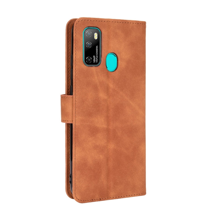 For Ulefone Note 9P Solid Color Skin Feel Magnetic Buckle Horizontal Flip Calf Texture PU Leather Case with Holder & Card Slots & Wallet