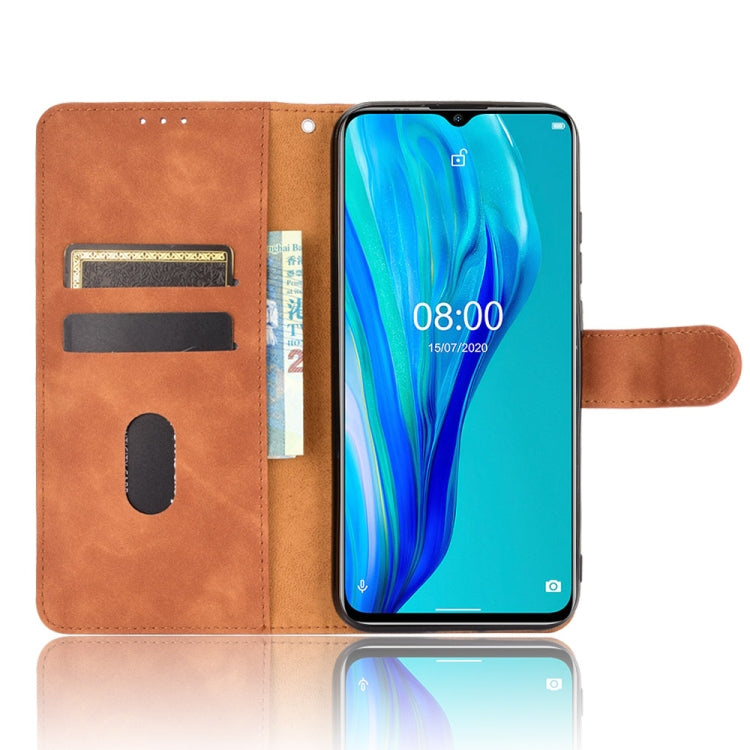 For Ulefone Note 9P Solid Color Skin Feel Magnetic Buckle Horizontal Flip Calf Texture PU Leather Case with Holder & Card Slots & Wallet