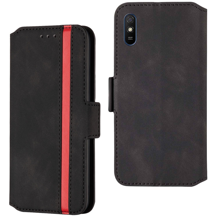 For Xiaomi Redmi 9A Retro Frosted Oil Side Horizontal Flip PU Leather Case with Holder & Card Slots