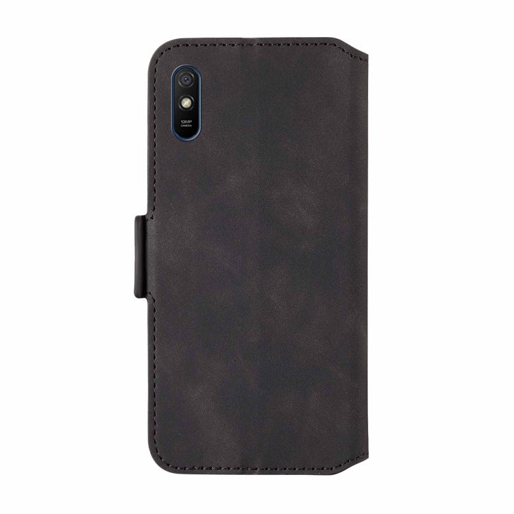 For Xiaomi Redmi 9A Retro Frosted Oil Side Horizontal Flip PU Leather Case with Holder & Card Slots