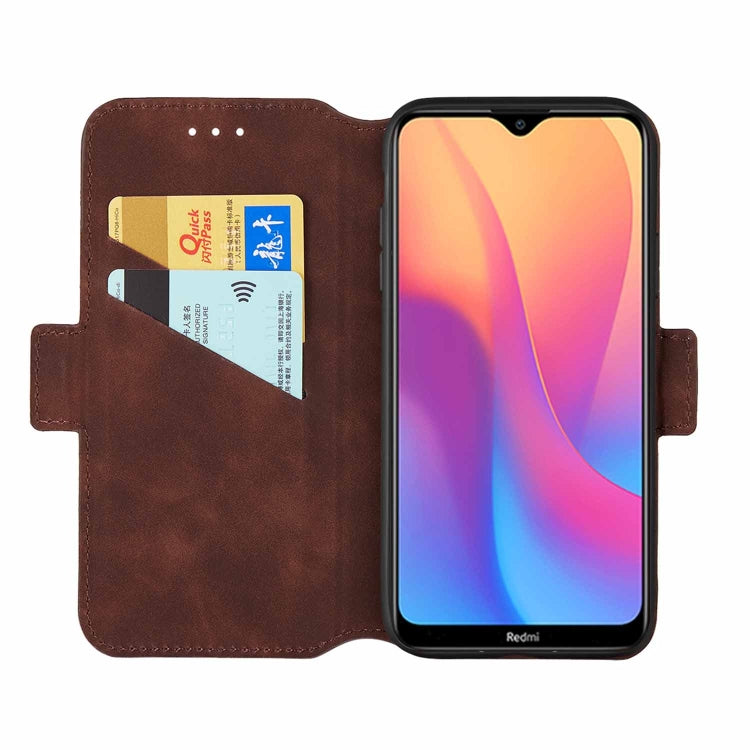 For Xiaomi Redmi 9A Retro Frosted Oil Side Horizontal Flip PU Leather Case with Holder & Card Slots