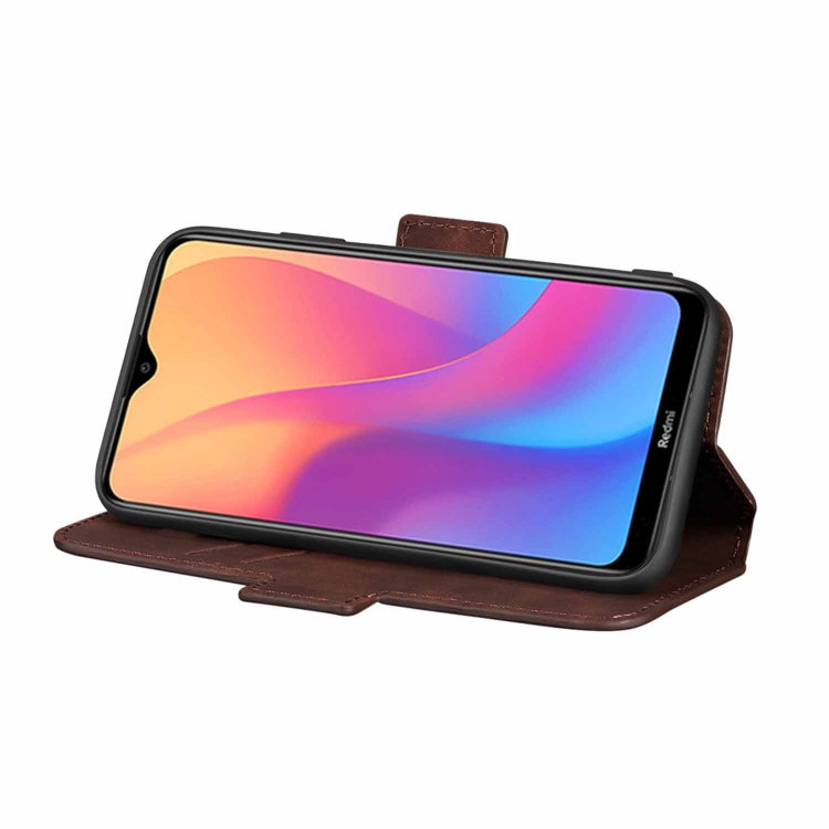 For Xiaomi Redmi 9A Retro Frosted Oil Side Horizontal Flip PU Leather Case with Holder & Card Slots