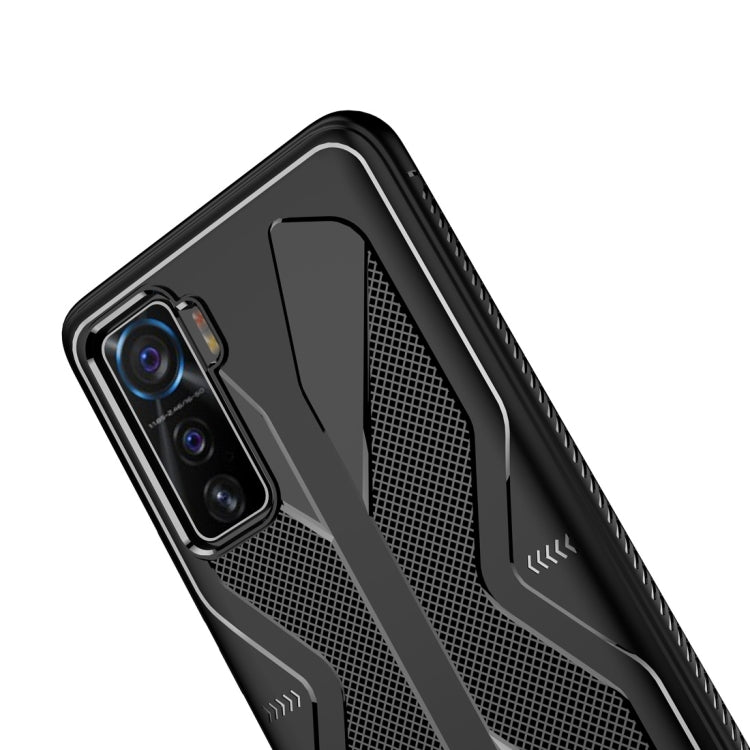 For vivo iQOO 5 Butterfly Shadow Shockproof Rubber TPU Protective Case