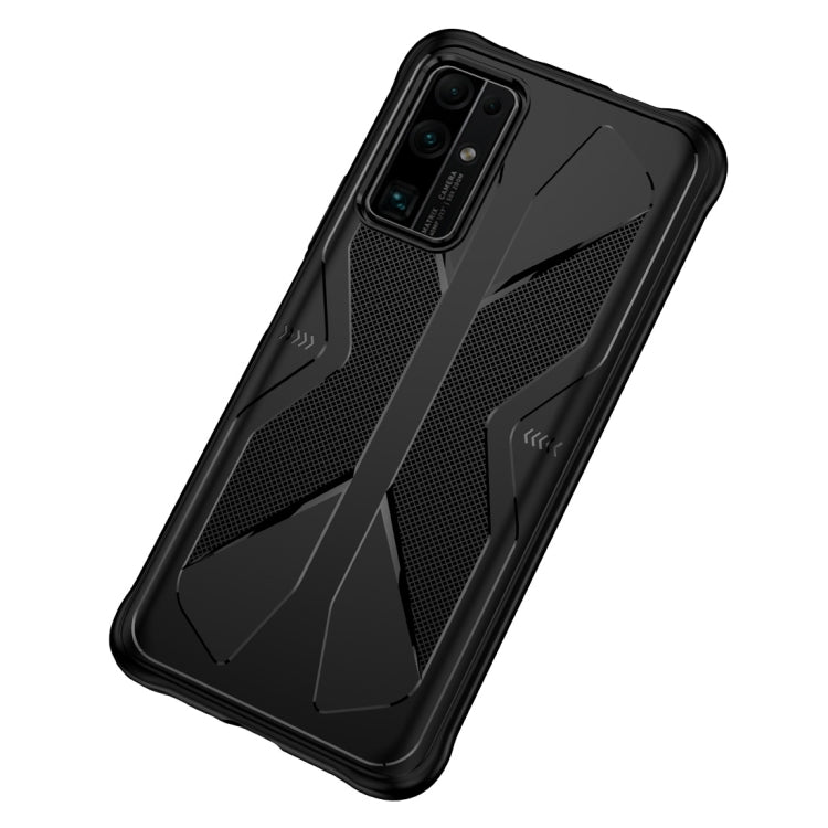 For Huawei Honor X10 Butterfly Shadow Shockproof Rubber TPU Protective Case