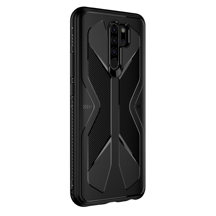 For Xiaomi Redmi 9 Butterfly Shadow Shockproof Rubber TPU Protective Case