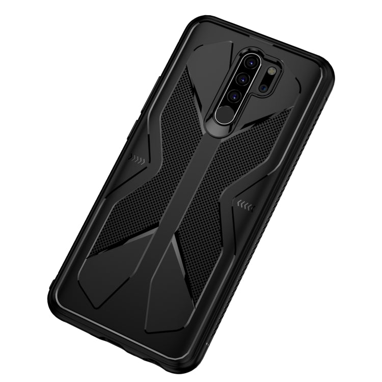 For Xiaomi Redmi 9 Butterfly Shadow Shockproof Rubber TPU Protective Case