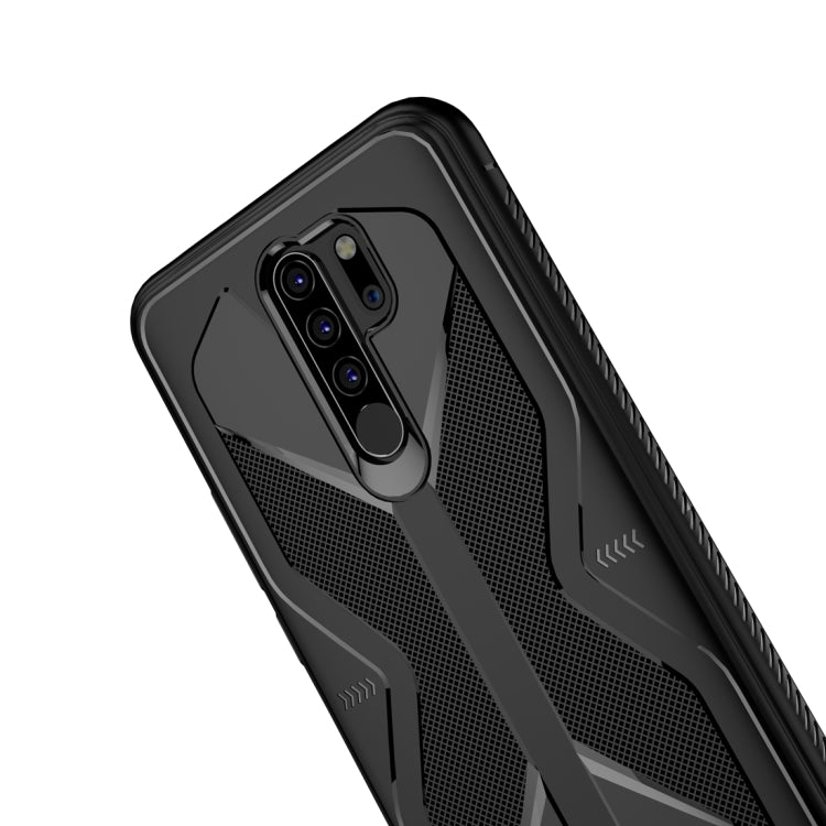 For Xiaomi Redmi 9 Butterfly Shadow Shockproof Rubber TPU Protective Case