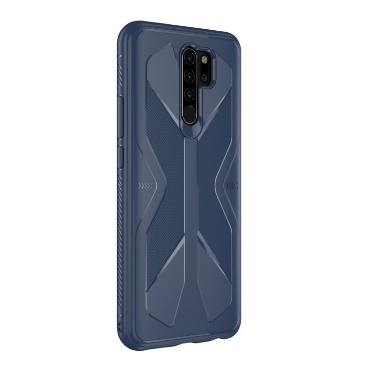 For Xiaomi Redmi 9 Butterfly Shadow Shockproof Rubber TPU Protective Case