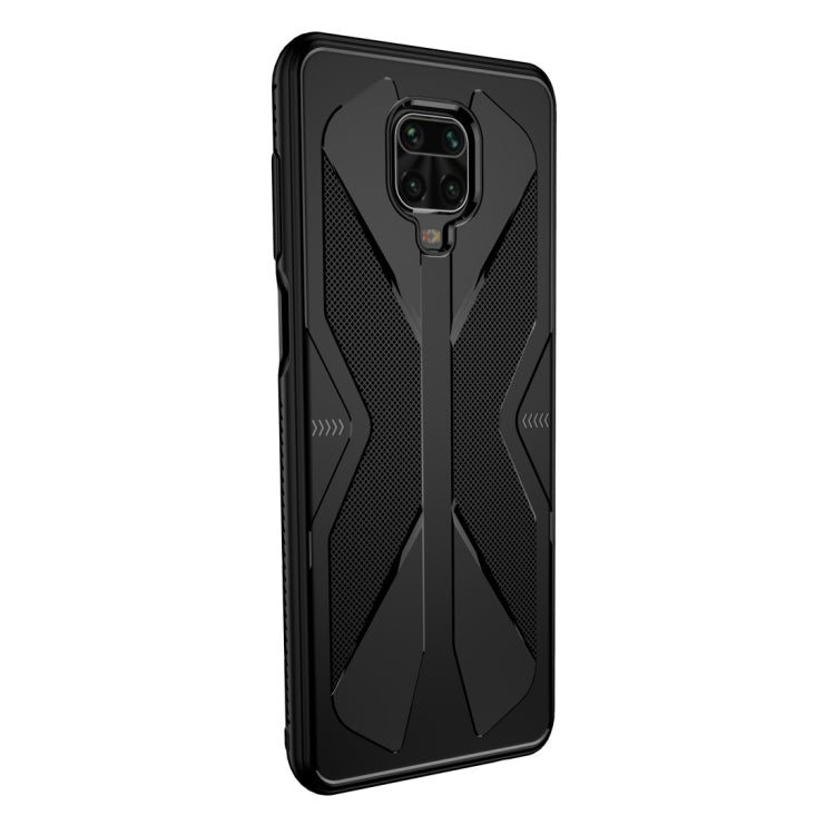 For Xiaomi Redmi Note 9S Butterfly Shadow Shockproof Rubber TPU Protective Case