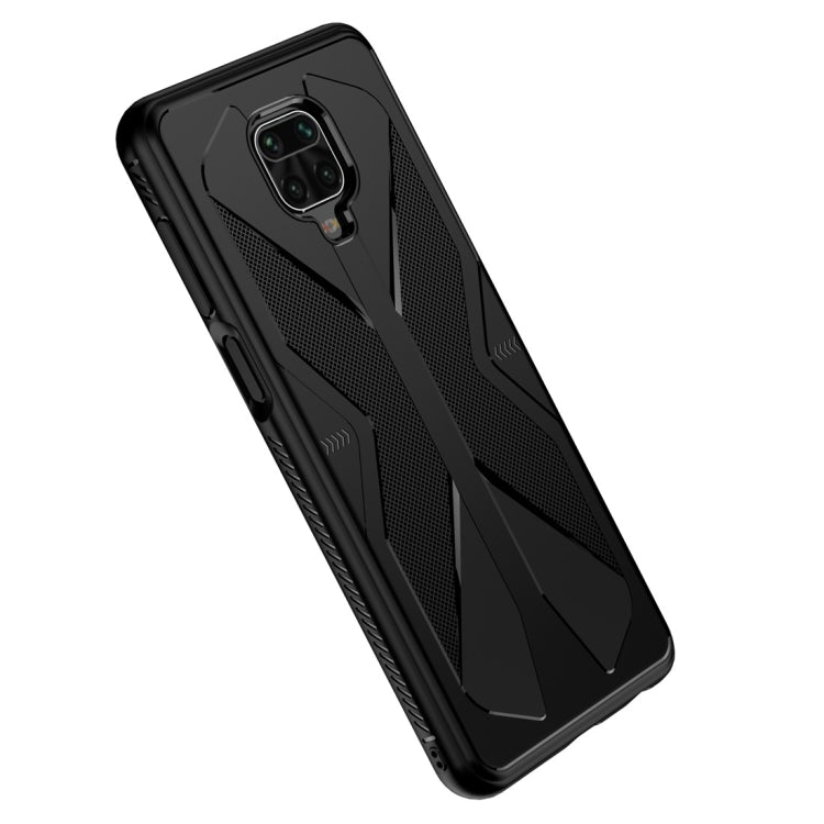 For Xiaomi Redmi Note 9S Butterfly Shadow Shockproof Rubber TPU Protective Case