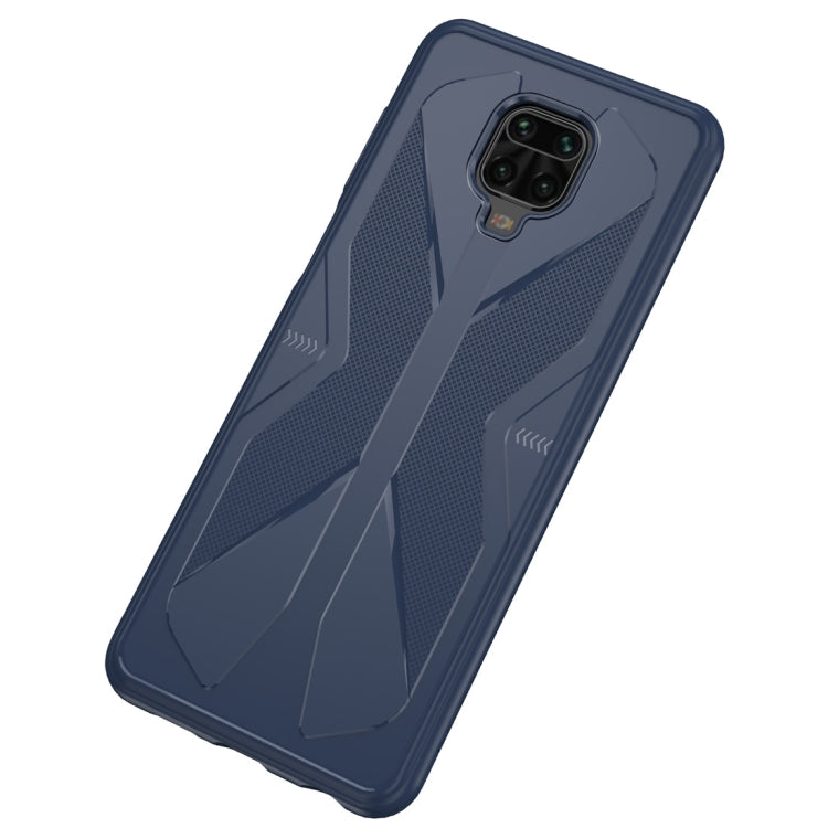 For Xiaomi Redmi Note 9S Butterfly Shadow Shockproof Rubber TPU Protective Case