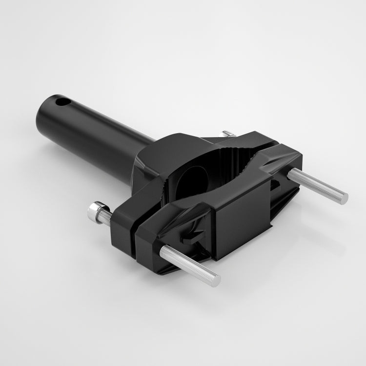 CS-1090A1 Motorcycle Modified Bumper Shock Absorption Fixture Spotlight Fixing Bracket(Black)