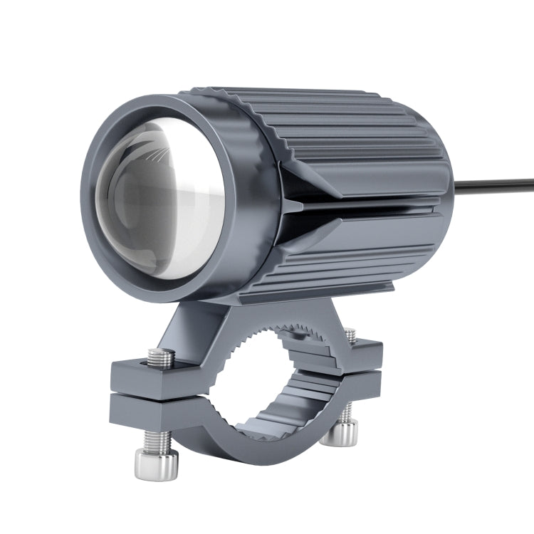 CS-1123A1 Motorcycle Electric Car Universal External LED Three-color Headlights Lens Spotlight, Handlebar Version