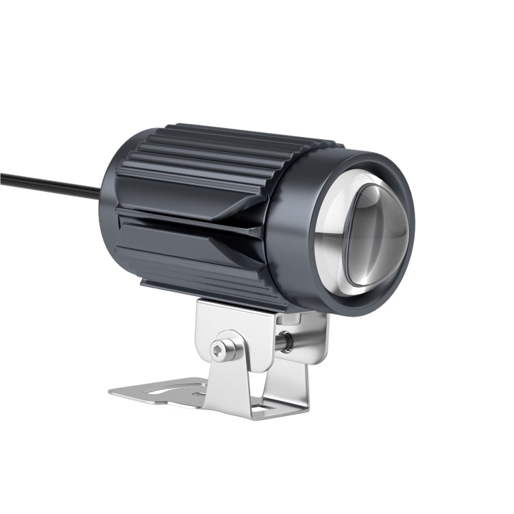 CS-1123B1 Motorcycle Electric Car Universal External LED Three-color Headlights Lens Spotlight, Rearview Mirror Version