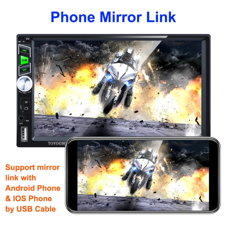 7 inch 1080P Car MP5 player Support Touch Screen / Bluetooth