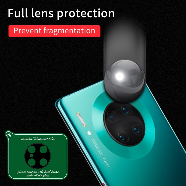 For Huawei Mate 30 Pro Silk Screen Luminous Ring Back Camera Lens Film