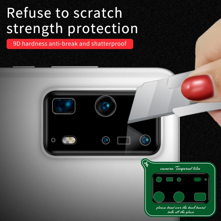 For Huawei P40 Pro+ Silk Screen Luminous Ring Back Camera Lens Film