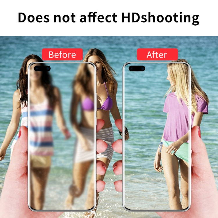 For Huawei P40 Pro Silk Screen Luminous Ring Back Camera Lens Film