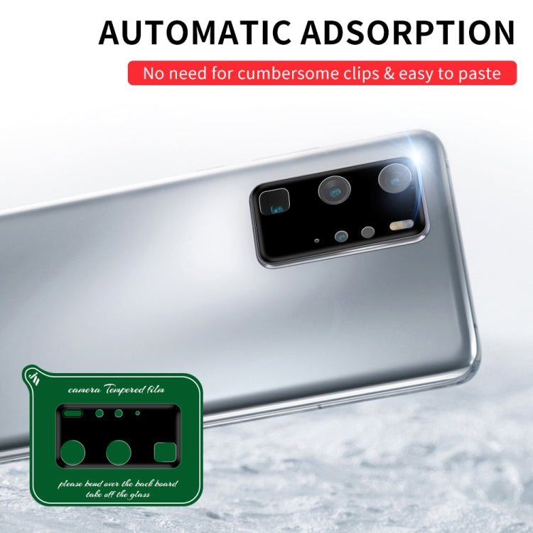 For Huawei P40 Pro Silk Screen Luminous Ring Back Camera Lens Film