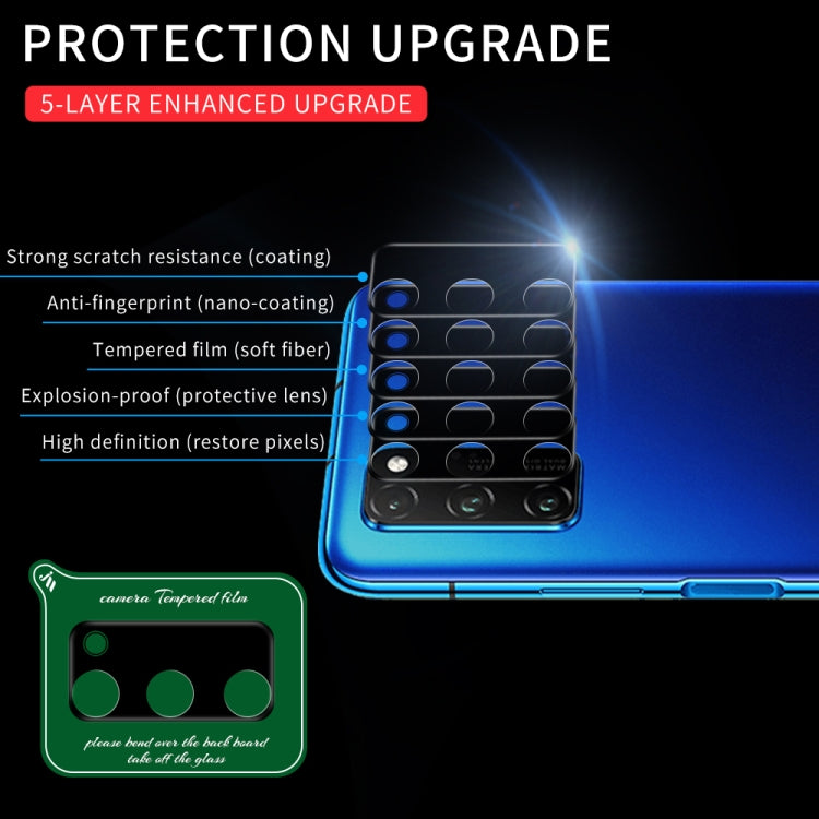 For Huawei Honor V30 Silk Screen Luminous Ring Back Camera Lens Film