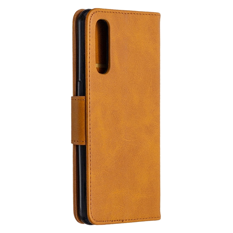 For OPPO Reno3 Pro Retro Lambskin Texture Pure Color Horizontal Flip PU Leather Case, with Holder & Card Slots & Wallet & Lanyard