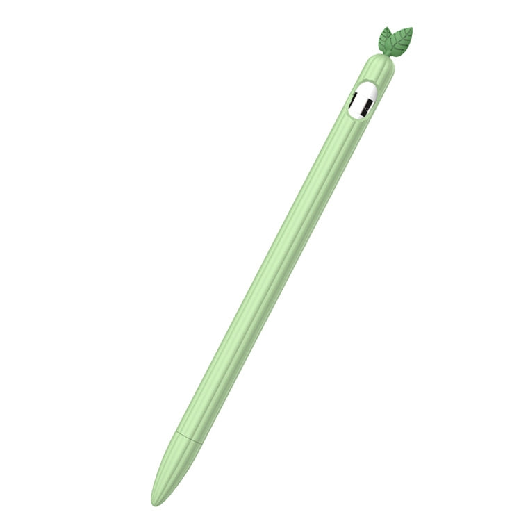 For Apple Pencil 1 Contrasting Color Mint Leaf Silicone Non-slip Protective Cover