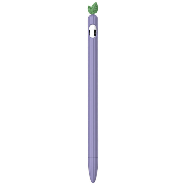 For Apple Pencil 1 Contrasting Color Mint Leaf Silicone Non-slip Protective Cover