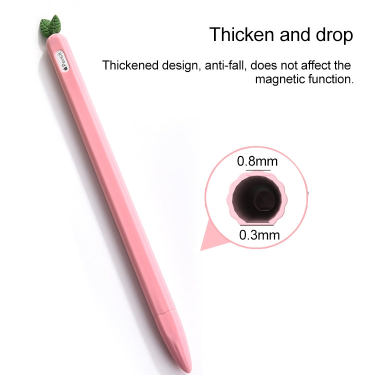 For Apple Pencil 1 Contrasting Color Mint Leaf Silicone Non-slip Protective Cover