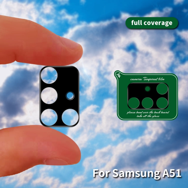 For Samsung Galaxy A51 Silk Screen Luminous Ring Back Camera Lens Film