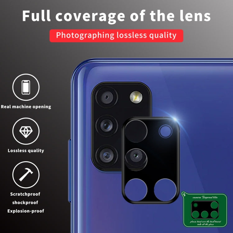 For Samsung Galaxy A31 Silk Screen Luminous Ring Back Camera Lens Film