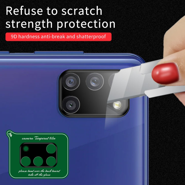 For Samsung Galaxy A31 Silk Screen Luminous Ring Back Camera Lens Film