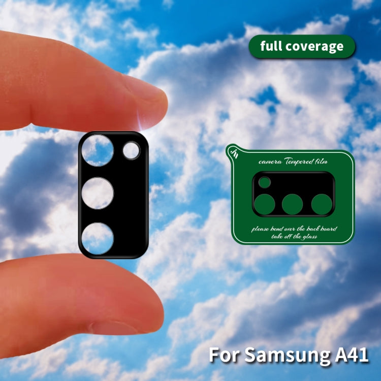 For Samsung Galaxy A41 Silk Screen Luminous Ring Back Camera Lens Film