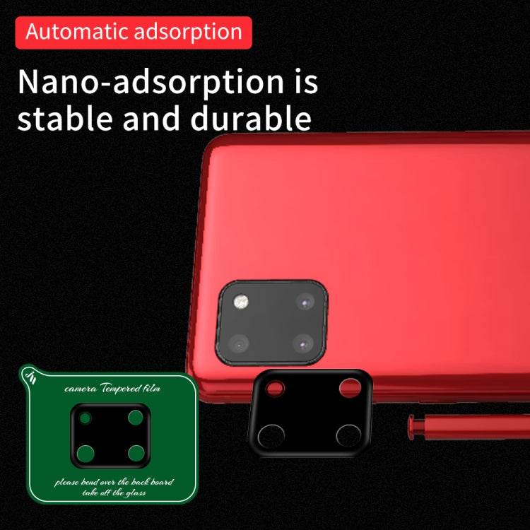 For Samsung Galaxy Note 10 Lite Silk Screen Luminous Ring Back Camera Lens Film