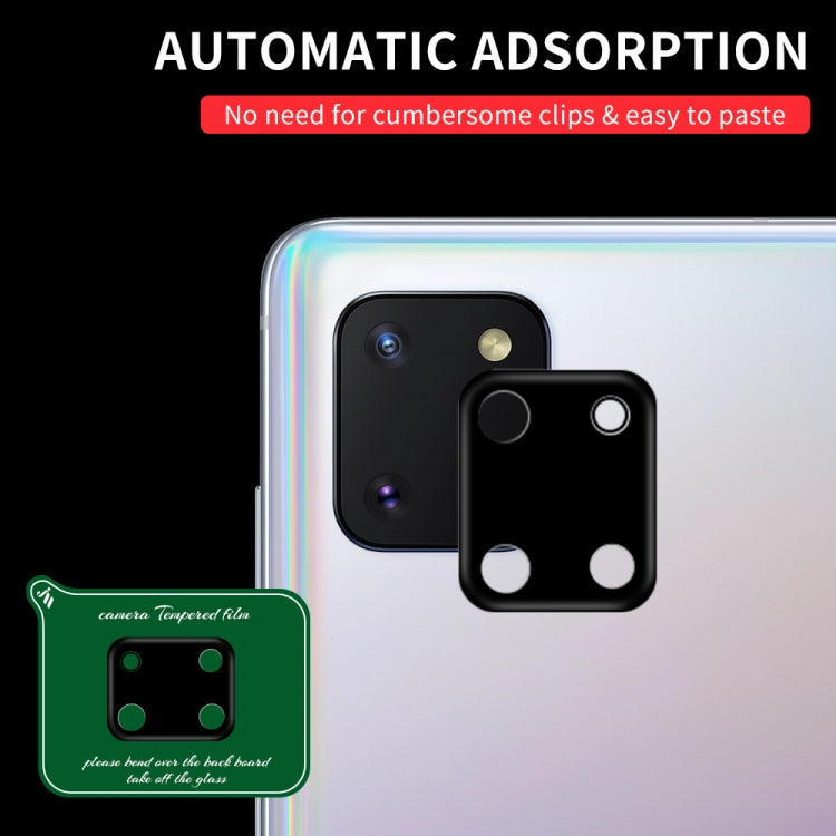 For Samsung Galaxy Note 10 Lite Silk Screen Luminous Ring Back Camera Lens Film