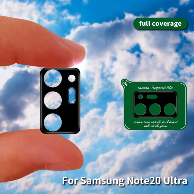 For Samsung Galaxy Note 20 Ultra Silk Screen Luminous Ring Back Camera Lens Film