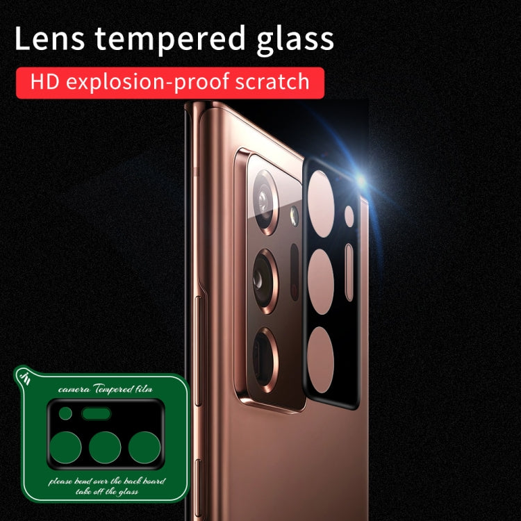 For Samsung Galaxy Note 20 Ultra Silk Screen Luminous Ring Back Camera Lens Film